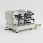 2 group Off-White High-Cup Commercial Espresso Machine (Open-Box)