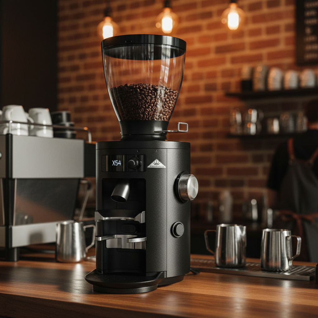 Professional café environment